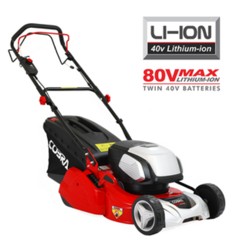 Cobra RM43SP80V Cordless Rear Roller Lawnmower 80V