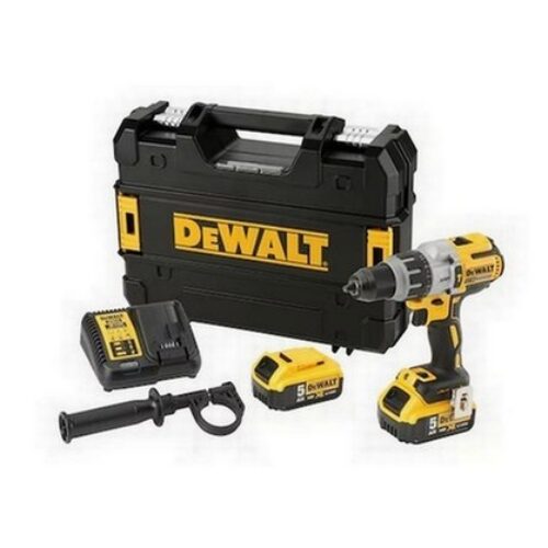 DEWALT DCD996P2-GB 18V BRUSHLESS COMBI HAMMER DRILL 2 X 5.0AH LiION BATTERIES AND CHARGER