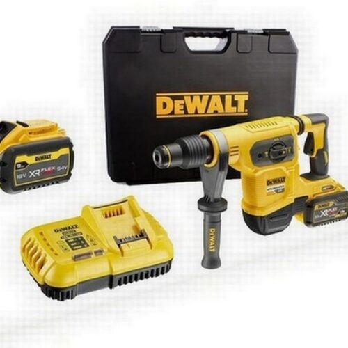 DEWALT DCH481X2 54V XR FLEXVOLT SDS MAX BREAKER WITH 2X 9.0AH LI-ION BATTERIES