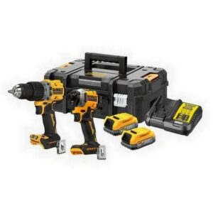 DEWALT DCK2050H2T-GB 18v XR G3 COMPACT BRUSHLESS TWIN KIT DCD805/DCF850 - X2 5.0AH POWERSTACK