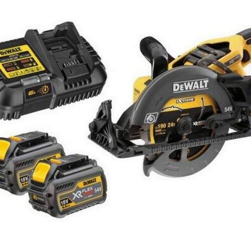 DEWALT DCS577T2 54V FLEXVOLT BRUSHLESS HIGH TORQUE CIRCULAR SAW WITH 2X 6.0AH LI-ION BATTERIES