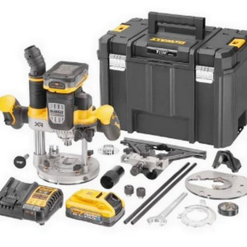 DEWALT DCW620H2-GB 18V XR BRUSHLESS 1/2 INCH ROUTER 2 x 5.0ah POWERSTACK BATTERIES & CHARGER