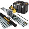 DEWALT DWS520KT PLUNGE SAW 110V 2 X 1.5M GUIDE RAILS, CONNECTOR & GUIDE RAIL BAG
