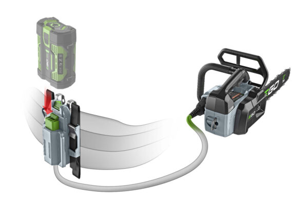 Ego Power Plus CSX3002 Professional X Top Handle Chainsaw c/w Battery and Charger