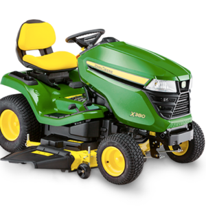 John Deere X380 Side Discharge Ride on Mower 54" Accel Deep