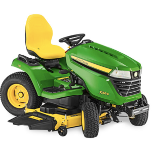 John Deere X584 Ride on Mower 54" Accel Deep