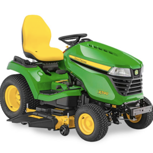 John Deere X590 Ride on Mower 54" Accel Deck