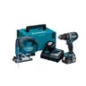 MAKITA DLX2202TJ1 18V TWIN PACK COMBI DRILL & JIGSAW WITH 2X 5.0AH BATTERIES
