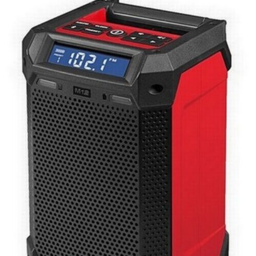 MILWAUKEE M12RCDAB+0 12v BLUETOOTH RADIO & CHARGER (BODY ONLY)