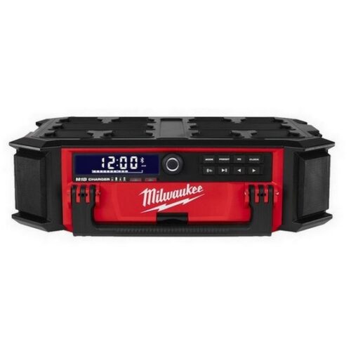 MILWAUKEE M18PRCDAB+0 PACKOUT 18v BLUETOOTH DAB RADIO & BUILT IN CHARGER (BODY ONLY)